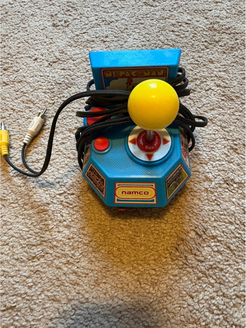Vtg as seen on tv 2000's plug n play namco pac man video game